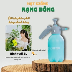 Bình Tưới Phun Sương 3 Lít - Nhựa Tốt, Độ Bền Cao