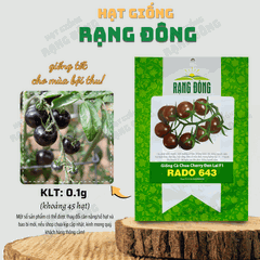 Hạt giống Cà Chua Cherry Đen Lai F1