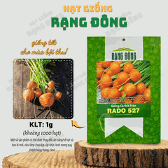 Hạt giống Cà Rốt Củ Tròn