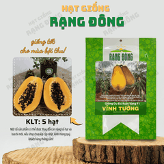 Hạt giông Đu Đủ Ruột Vàng Vĩnh Tường