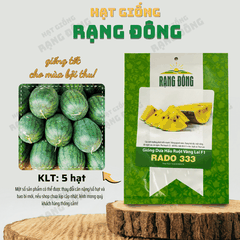Hạt giống Dưa Hấu Ruột Vàng Trái Dài