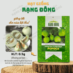 Hạt giống Dưa Lê Popoca
