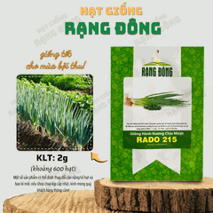 Hạt giống Hành Hương Chịu Nhiệt