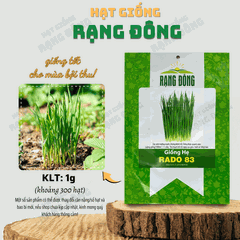 Hạt giống Rau Hẹ Ta (Hẹ ăn lá) - Gói 1 Gram