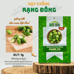 Hạt giống Khổ Qua Rừng Dễ Trồng - Gói 10 Hạt