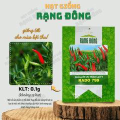 Hạt giống Ớt Chỉ Thiên Lai F1