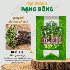 Hạt Giống Rau Mầm Cải Đỏ