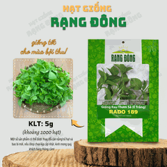 Hạt giống Rau Thơm Sả (É Trắng)