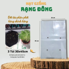 Combo 3 túi trồng cây 30x45cm
