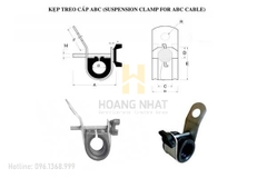 Kẹp treo cáp vặn xoắn 4x50 Đức Phát