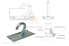 Mã ốp cột cáp vặn xoắn D20 Đức Phát