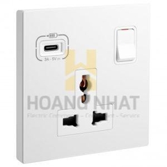 Ổ cắm đa năng có USB sạc type-C Galion 282485