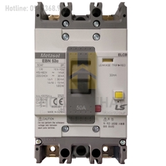 Aptomat ELCB EBN52c 2P 50A 30kA LS