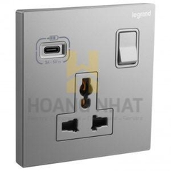 Ổ cắm đa năng có USB sạc type-C Galion 282485-C3