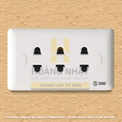 Ổ cắm 2 chấu S1983 Sino