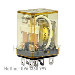 Rơ Le Trung Gian 10A 8 chân dẹt 24VDC RH2B-ULDC24 IDEC