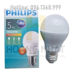 Bóng LED Bulb 5W E27 480Lm A60 Esscential Philips
