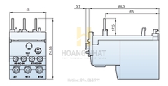 Rơ le nhiệt MT-32 (12-18A) LS
