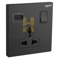 Ổ cắm đa năng kèm USB type-C Galion 18W 282485A
