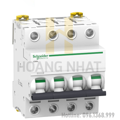 Aptomat iC60L MCB A9F94450 4P 50A 15kA Acti9