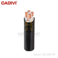 Cáp điện hạ thế 3 pha 4 lõi cách điện XLPE bọc PVC CXV-3x50+1x35 (0.6/1kV)