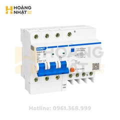 Aptomat chống rò CHINT RCBO NXBLE-63 3P+N 20A