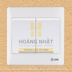 Công tắc đôi 2 chiều S982D2 Sino