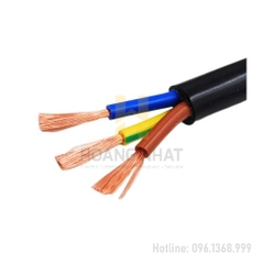 Dây điện mềm bọc PVC 3 lõi tròn VCmt-3x6 (300/500V)