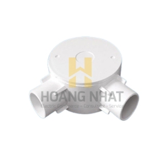 Hộp chia ngả 2 đường vuông góc D20 thấp