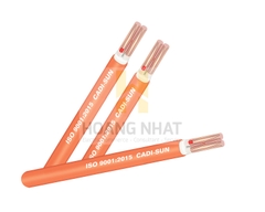 Cáp chậm cháy 2 lõi bọc cách điện Cu/XLPE/Fr-PVC 2x25 (0.6/1kV)