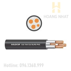 Cáp đồng (3+1) lõi bọc cách điện Cu/XLPE/PVC 3x185+1x150 (0.6/1kV) Goldcup