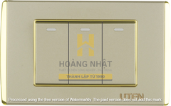 V9.1-Bộ 3 công tắc 1 chiều Uten