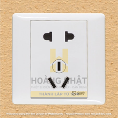 Ổ cắm 2 chấu S98/10US Sino