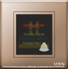 Bộ công tắc 3 tác dụng không làm phiền + dọn phòng + nút chuông Z9 Uten