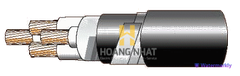 Cáp chống bén cháy theo IEC 60332-3-24, 0.6/1(1.2)kV, ruột đồng, 4 lõi, cách điện XLPE, giáp sợi thép mạ kẽm (hoặc giáp 2 lớp băng thép)