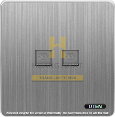 Bộ ổ cắm đôi điện thoại S300 Uten