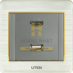 Ổ cắm USB+HDMI V6 Uten