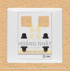 Ổ cắm 2 chấu S986U2XX Sino