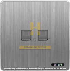 Bộ ổ cắm đôi mạng S300 Uten