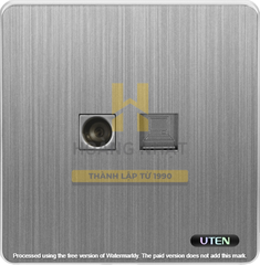 Bộ ổ cắm tivi, mạng S300 Uten