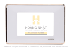 Mặt nhựa 3 thiết bị Q120D Uten