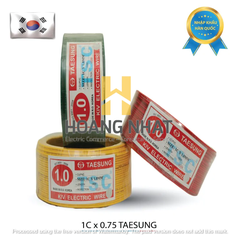 Dây điện đơn TAESUNG 1×1.0