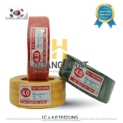 Dây điện đơn TAESUNG 1×4.0