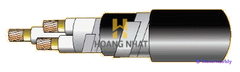 Cáp chống cháy theo BS 6387, 0.6/1(1.2)kV, ruột đồng, 3 lõi, cách điện XLPE, giáp sợi thép mạ kẽm (hoặc giáp hai lớp băng thép)