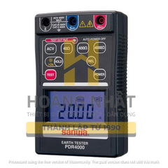Đồng hồ đo điện trở đất Sanwa PDR4000 (400V-4000Ω)