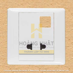 Ổ cắm đơn 2 chấu S986UX Sino