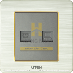 Ổ cắm Mạng,điện thoại V6 Uten