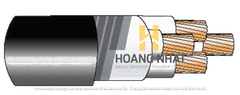 Cáp chống bén cháy theo IEC 60332-1, 0.6/1(1.2)kV, ruột đồng, 4 lõi, cách điện XLPE, không giáp