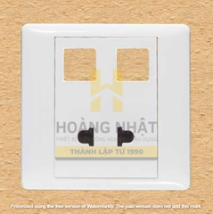 Ổ cắm đơn 2 chấu S986UXX Sino