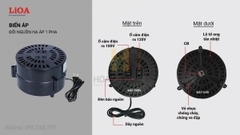 Biến áp đổi nguồn hạ áp 1P DN015-1.5kVA Lioa